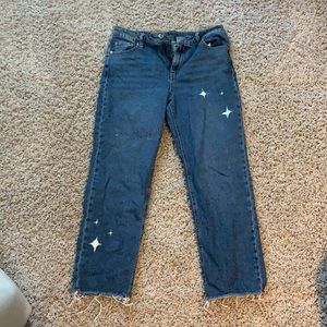 straight leg jeans